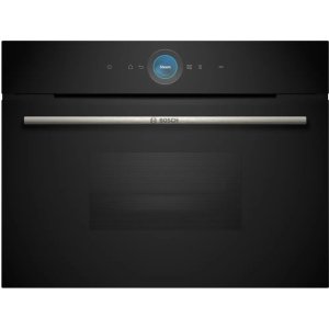 Bosch Series 8 60 x 45 cm Built-in Steamer - Black (CDG714XB1)